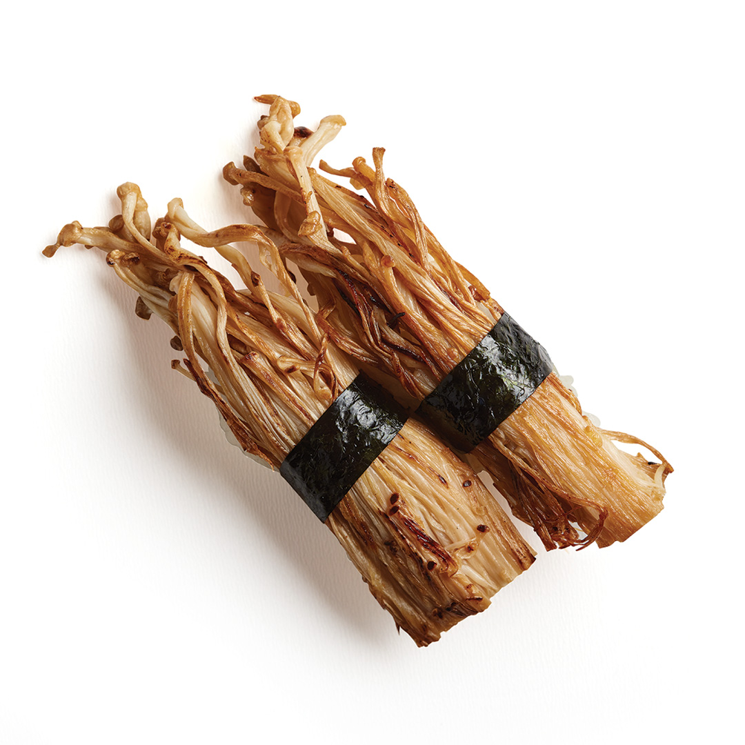 Bloom's Enoki nigiri