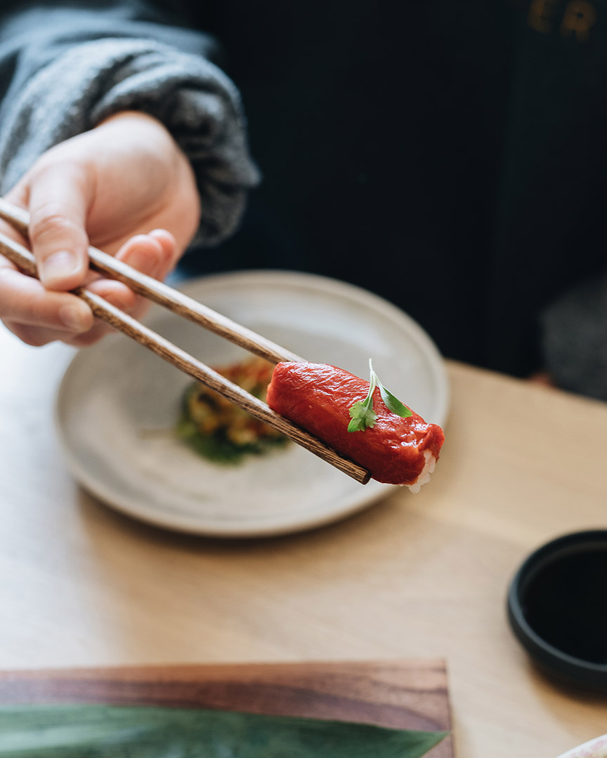 Bloom's vegan nigiri